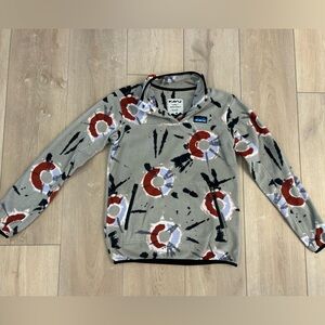 KAVU Cavanaugh fleece pull over burst tie-dye
Size XS